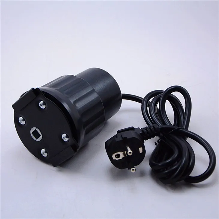 Černý AC BBQ grilovací motor